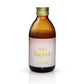 Brown bottle with gold cap and 'faenix elixir' label on a white background