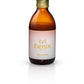 Brown bottle with gold cap and 'faenix' label on a white background